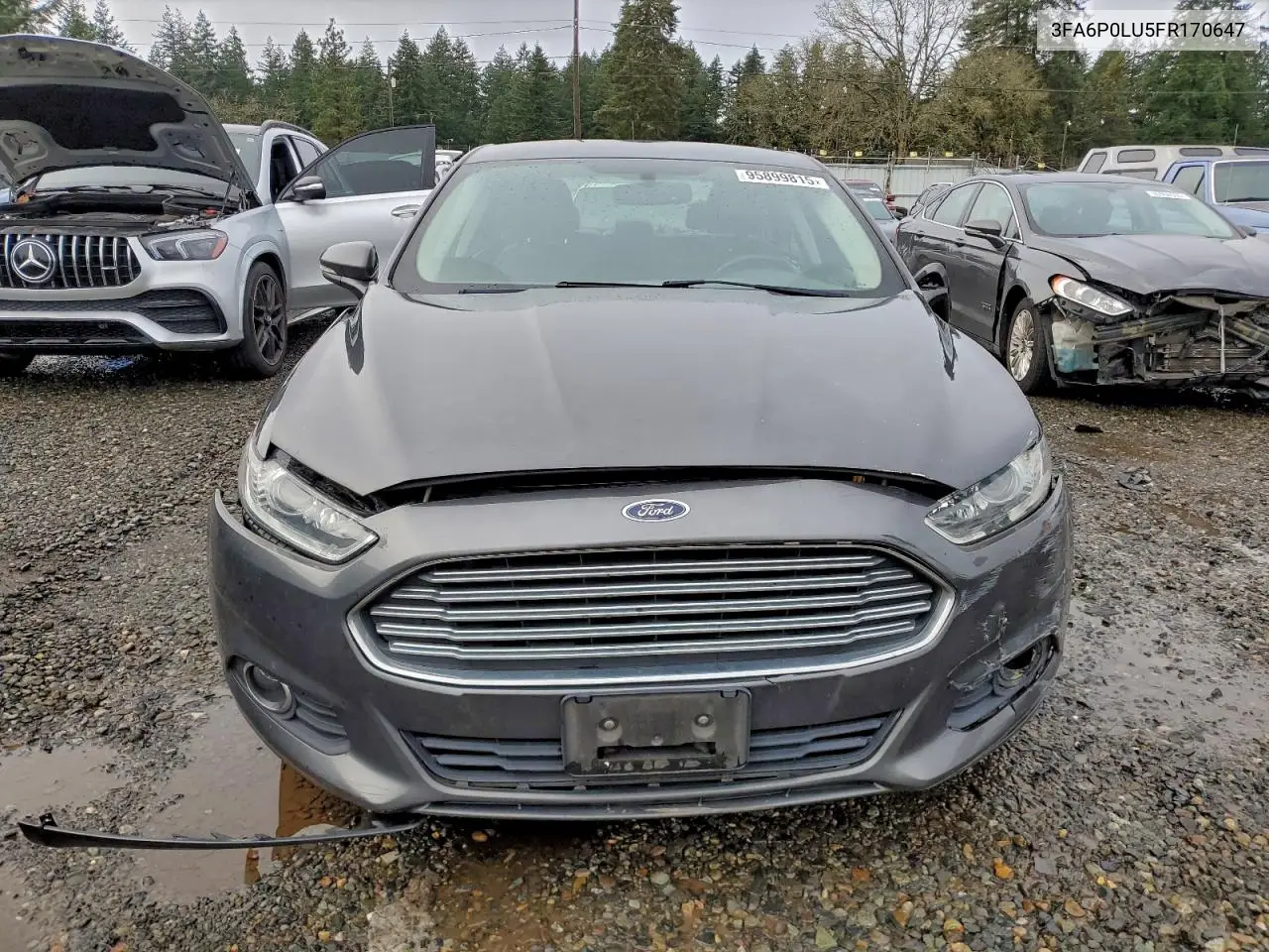 3FA6P0LU5FR170647 2015 Ford Fusion Se Hybrid