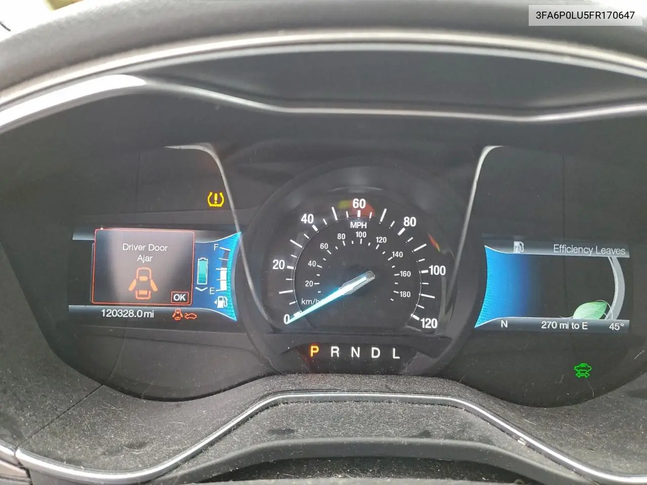 3FA6P0LU5FR170647 2015 Ford Fusion Se Hybrid
