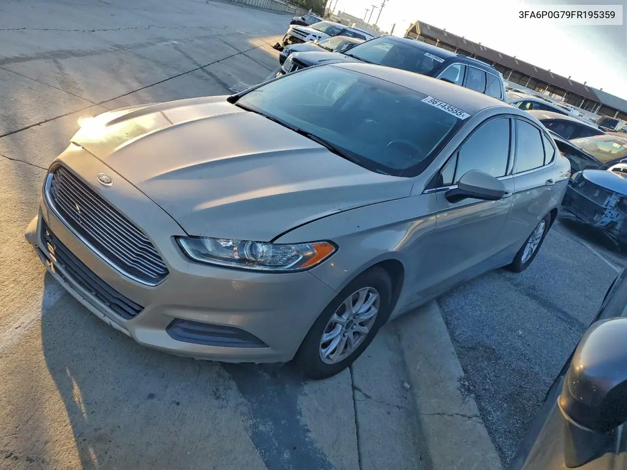 3FA6P0G79FR195359 2015 Ford Fusion S