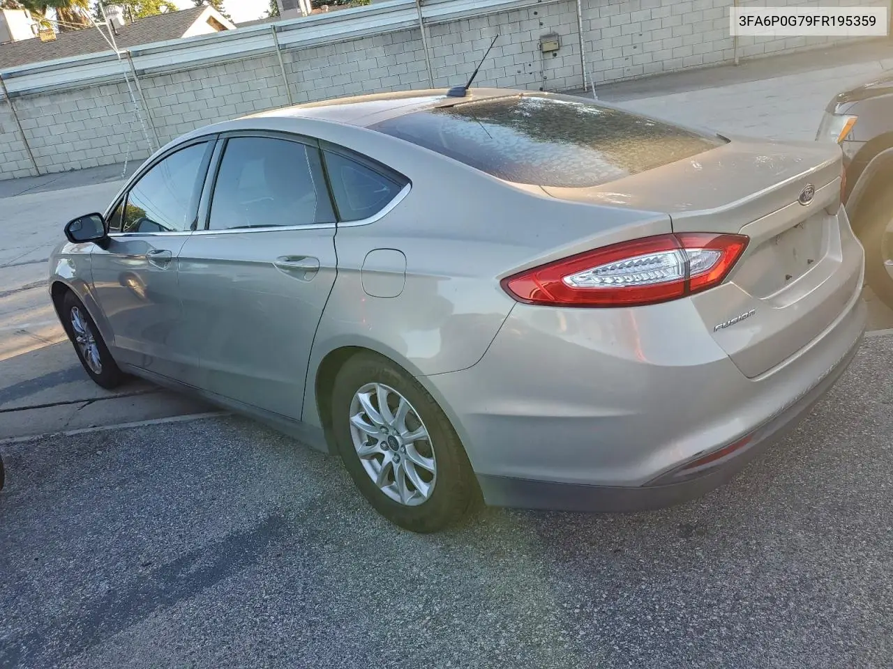 3FA6P0G79FR195359 2015 Ford Fusion S