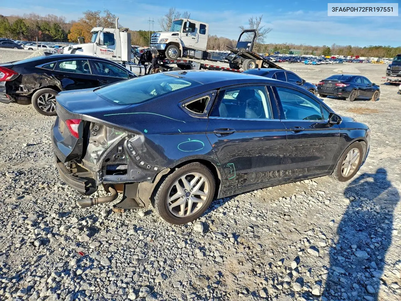 3FA6P0H72FR197551 2015 Ford Fusion Se