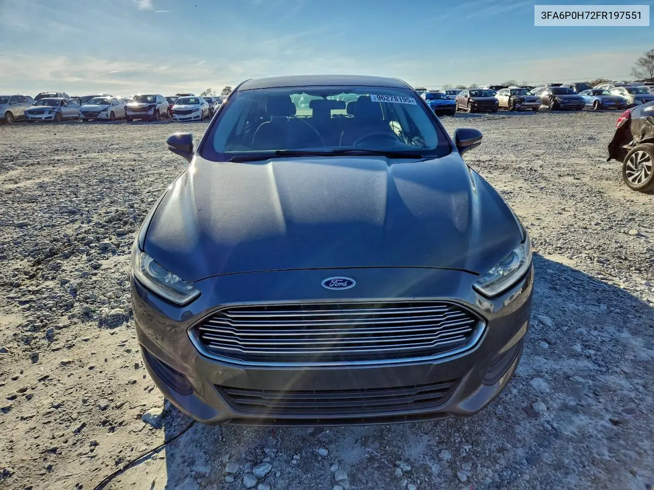 3FA6P0H72FR197551 2015 Ford Fusion Se