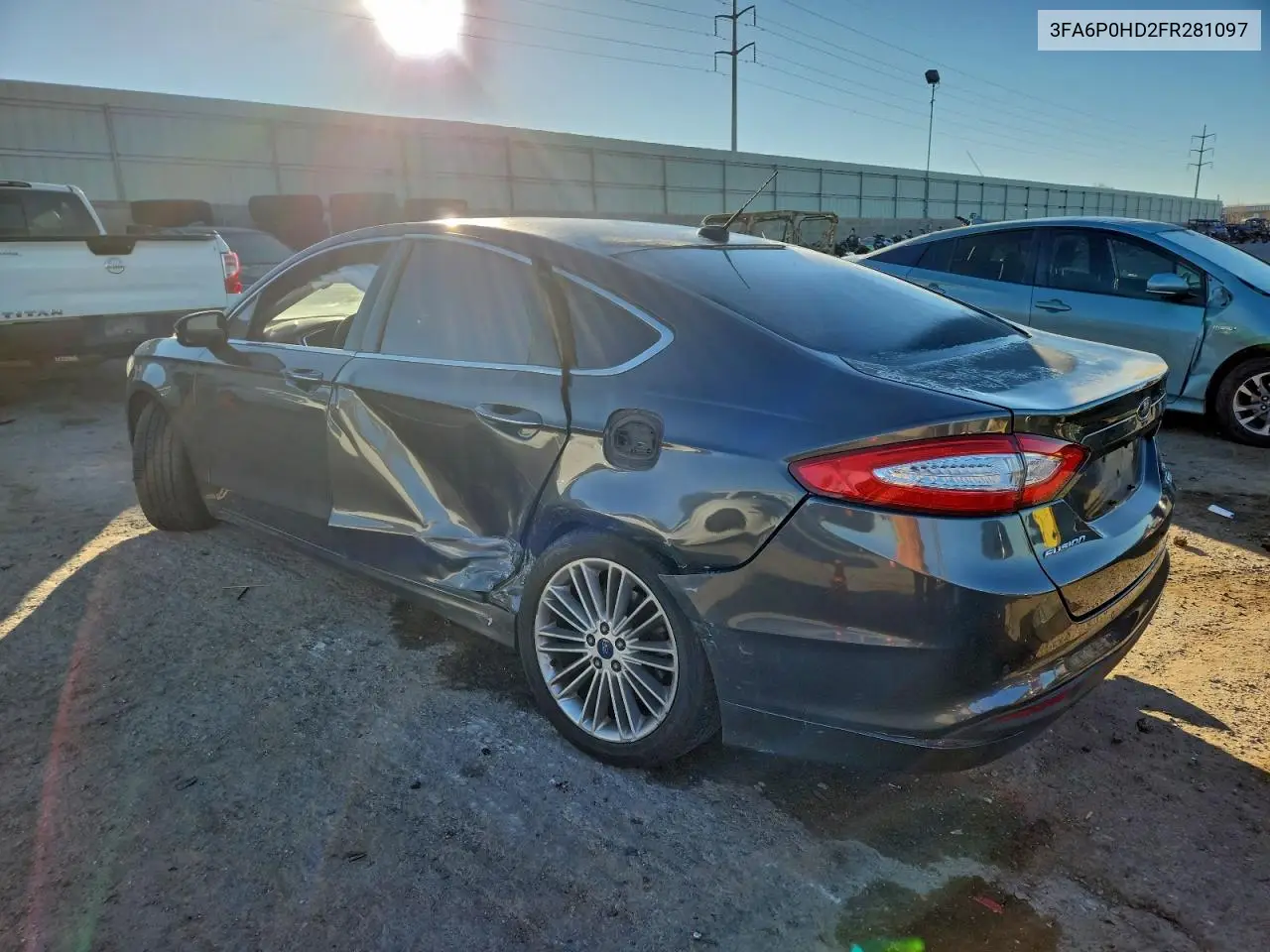 3FA6P0HD2FR281097 2015 Ford Fusion Se