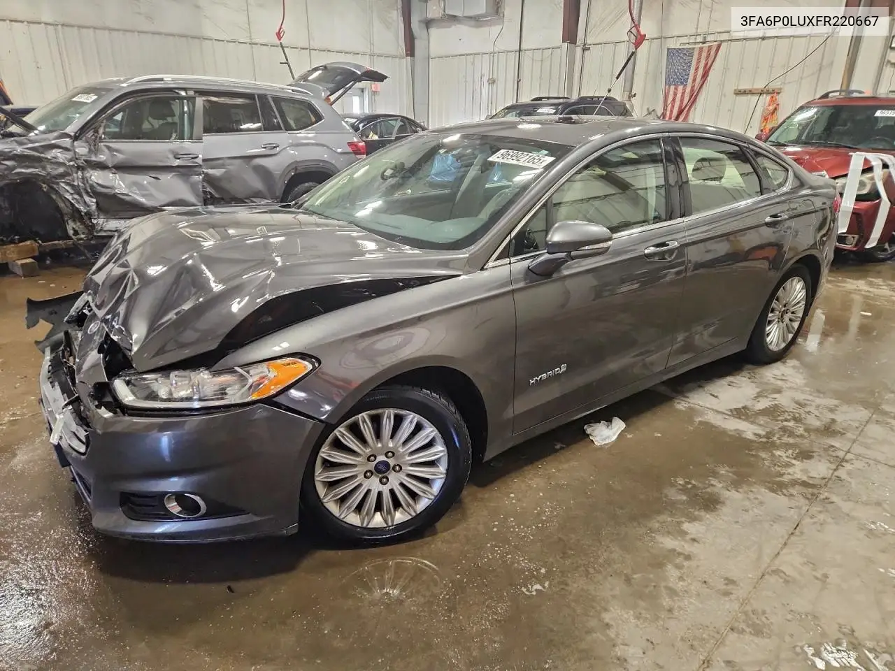 3FA6P0LUXFR220667 2015 Ford Fusion Se Hybrid