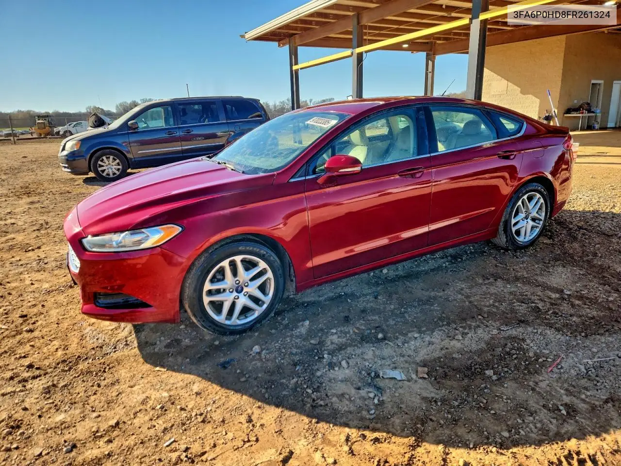 3FA6P0HD8FR261324 2015 Ford Fusion Se