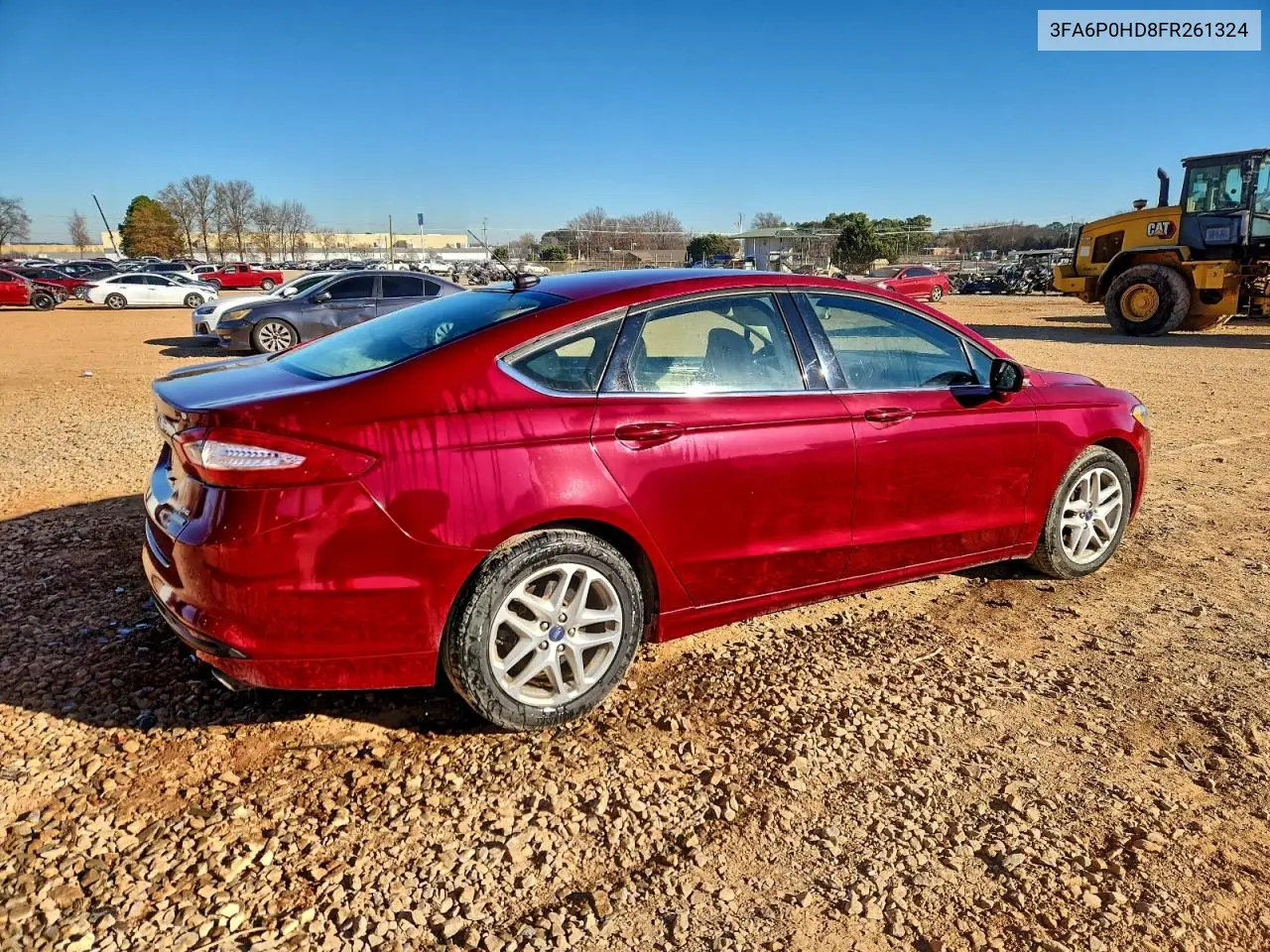 3FA6P0HD8FR261324 2015 Ford Fusion Se
