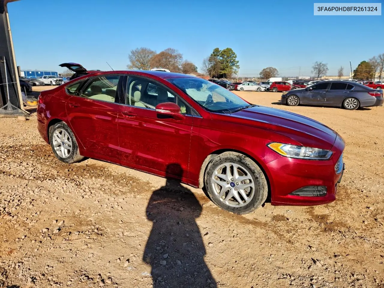3FA6P0HD8FR261324 2015 Ford Fusion Se