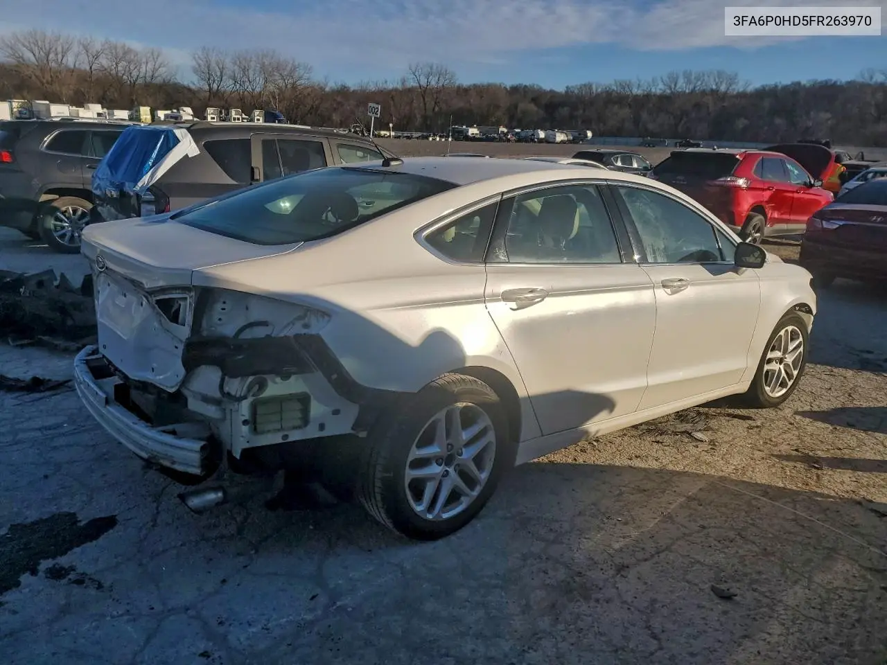 3FA6P0HD5FR263970 2015 Ford Fusion Se