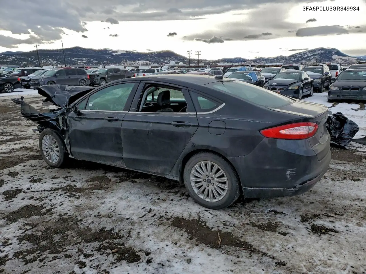 3FA6P0LU3GR349934 2016 Ford Fusion Se Hybrid