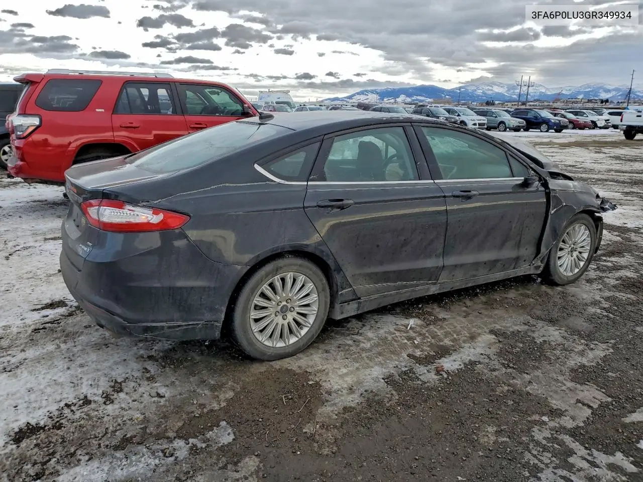 3FA6P0LU3GR349934 2016 Ford Fusion Se Hybrid
