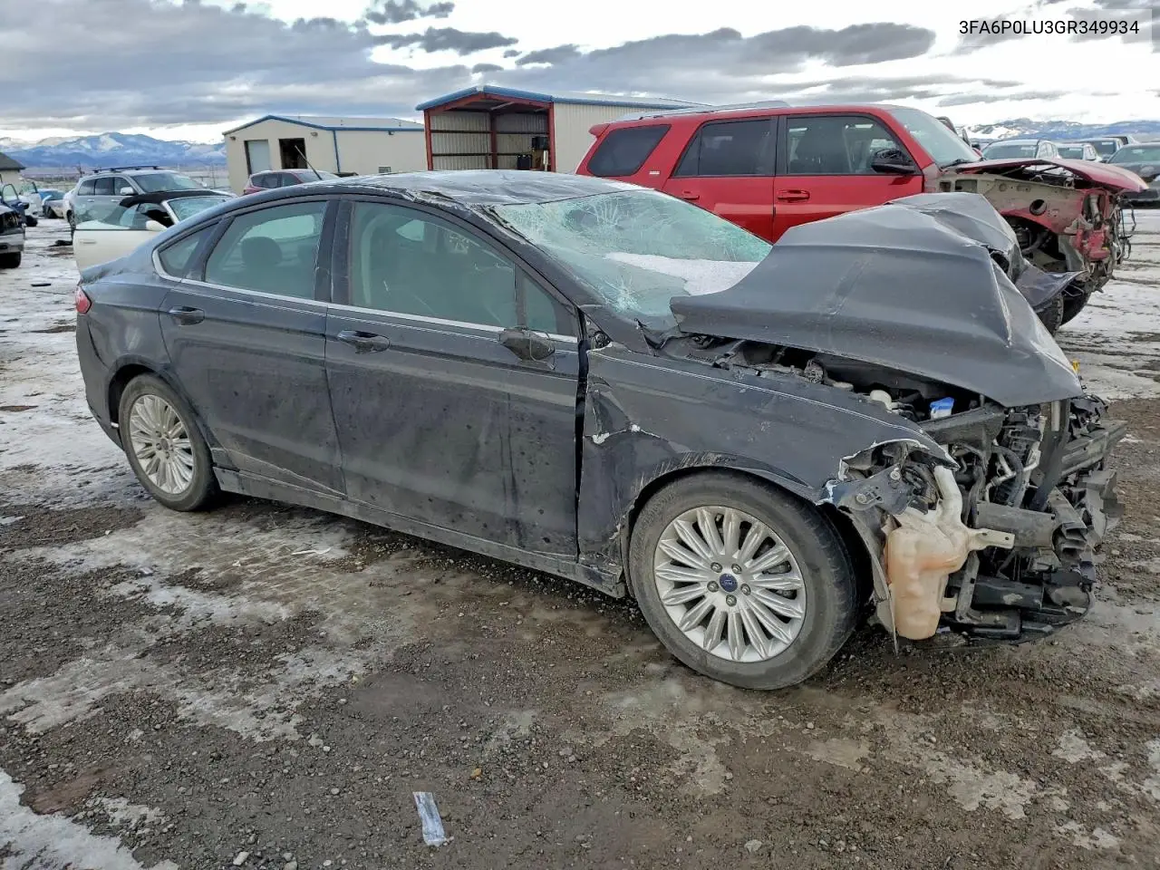 3FA6P0LU3GR349934 2016 Ford Fusion Se Hybrid