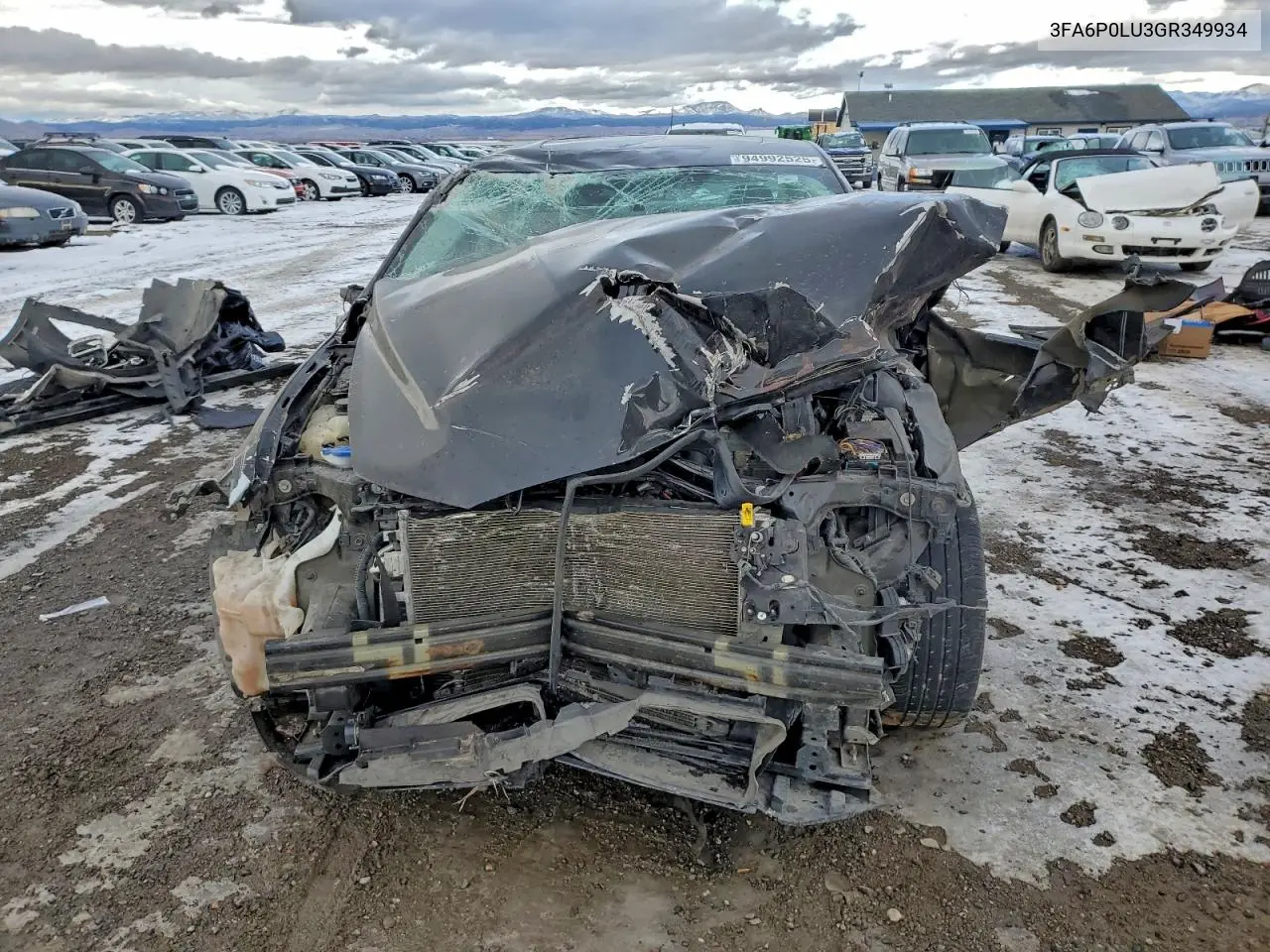 3FA6P0LU3GR349934 2016 Ford Fusion Se Hybrid