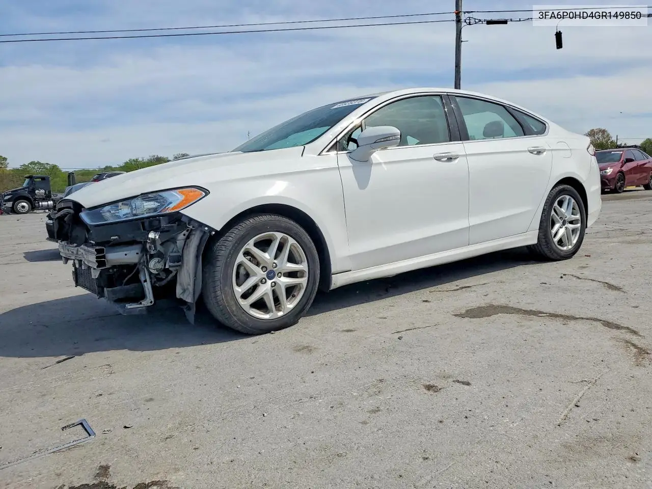 3FA6P0HD4GR149850 2016 Ford Fusion Se