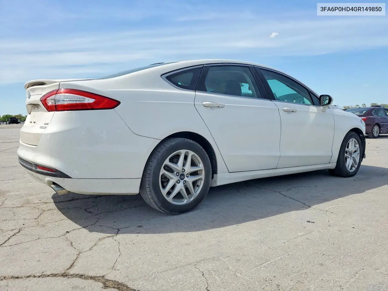 3FA6P0HD4GR149850 2016 Ford Fusion Se
