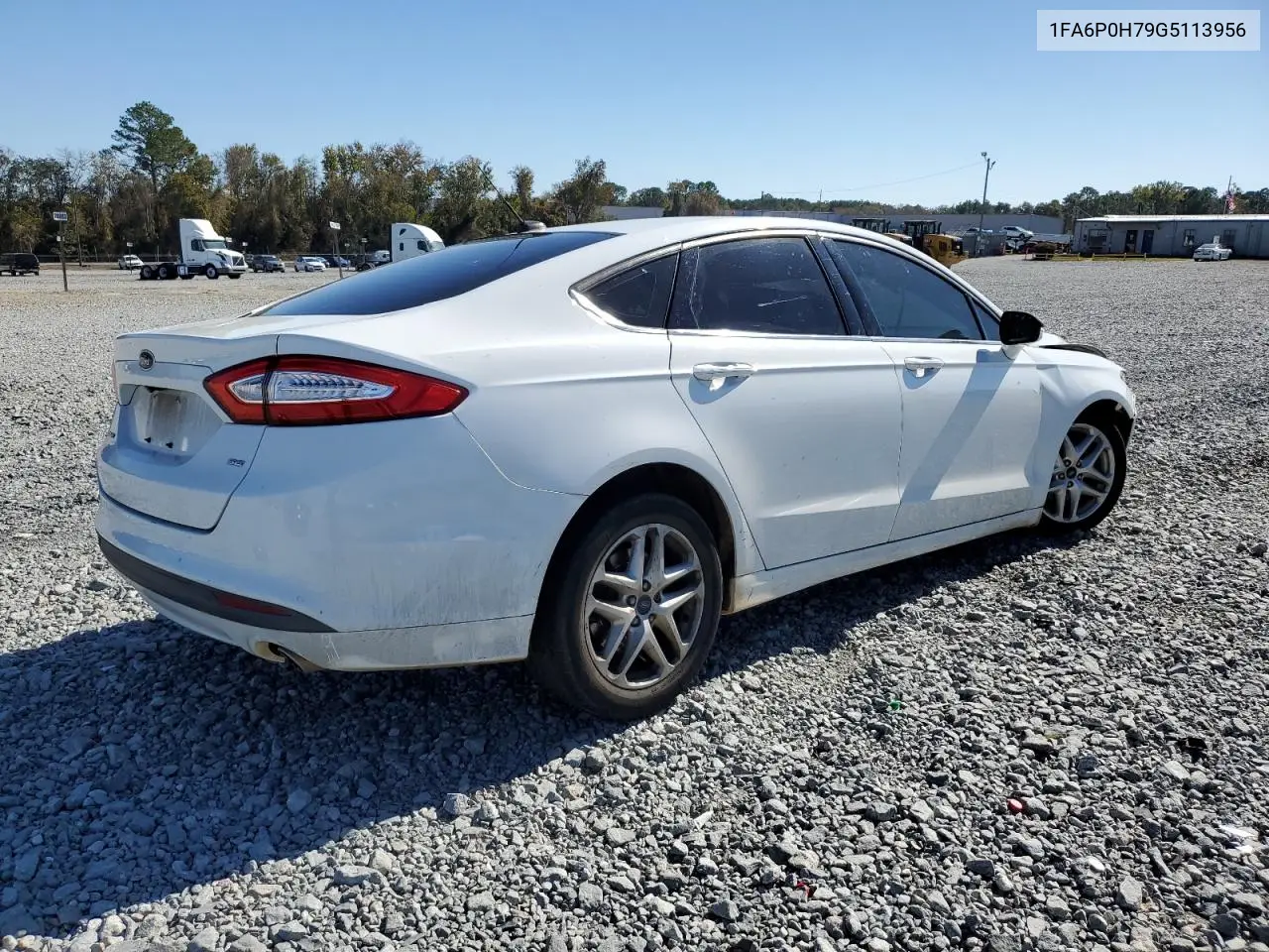 1FA6P0H79G5113956 2016 Ford Fusion Se