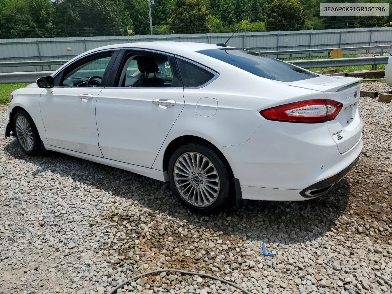 3FA6P0K91GR150796 2016 Ford Fusion Titanium