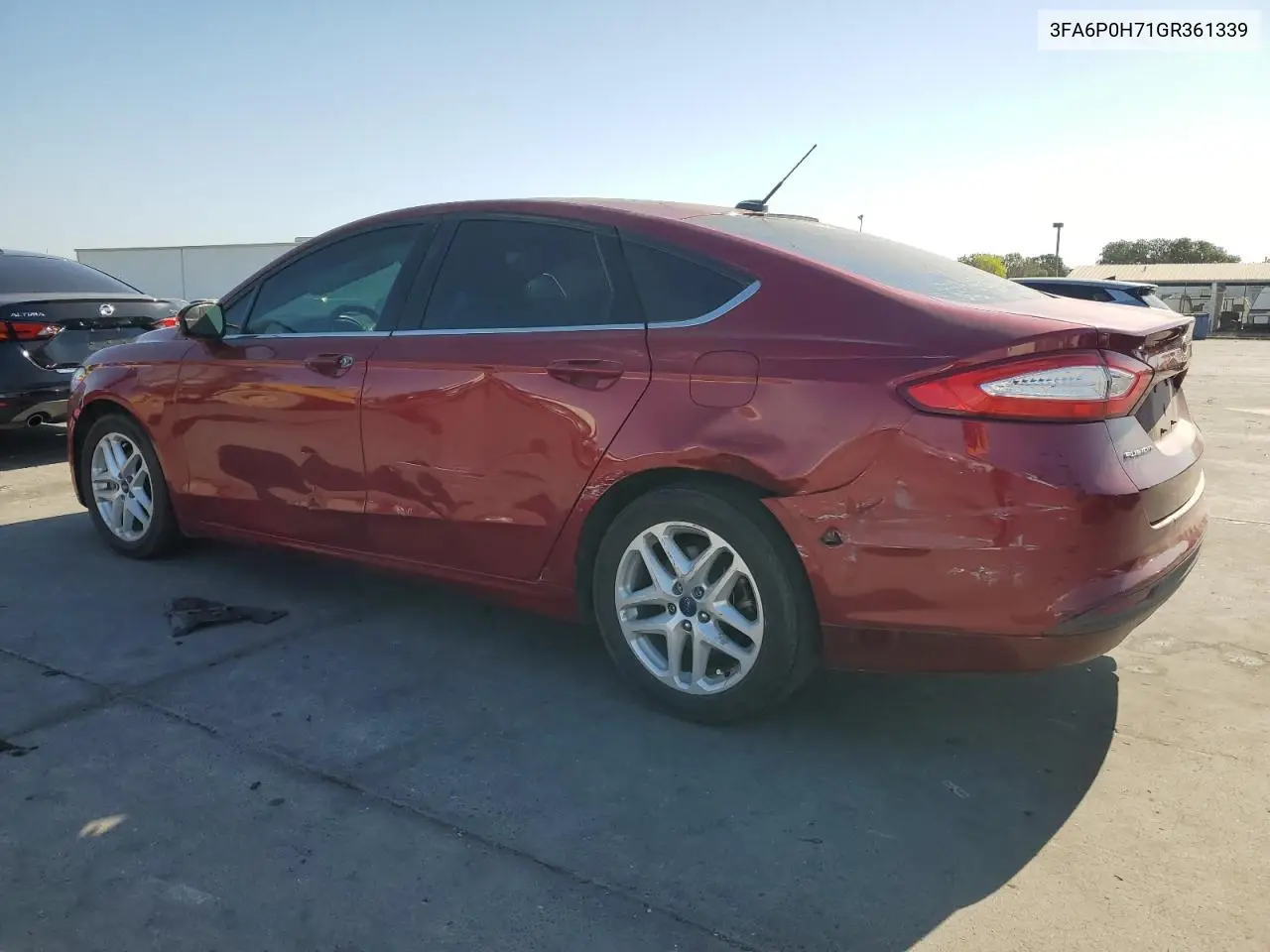 3FA6P0H71GR361339 2016 Ford Fusion Se