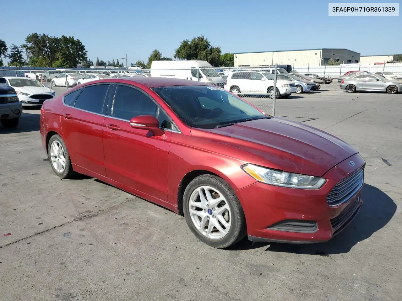 3FA6P0H71GR361339 2016 Ford Fusion Se