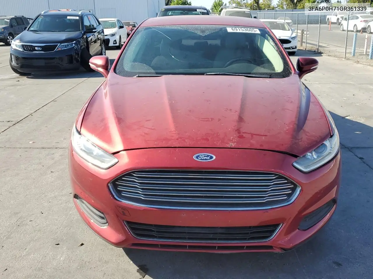 3FA6P0H71GR361339 2016 Ford Fusion Se