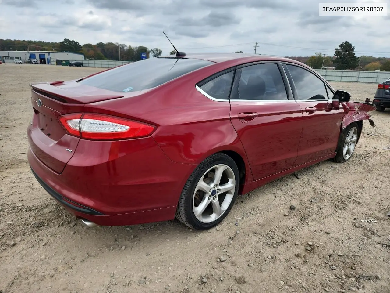 3FA6P0H75GR190837 2016 Ford Fusion Se
