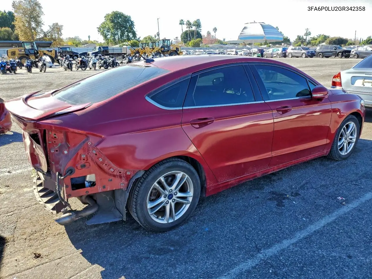 3FA6P0LU2GR342358 2016 Ford Fusion Se Hybrid