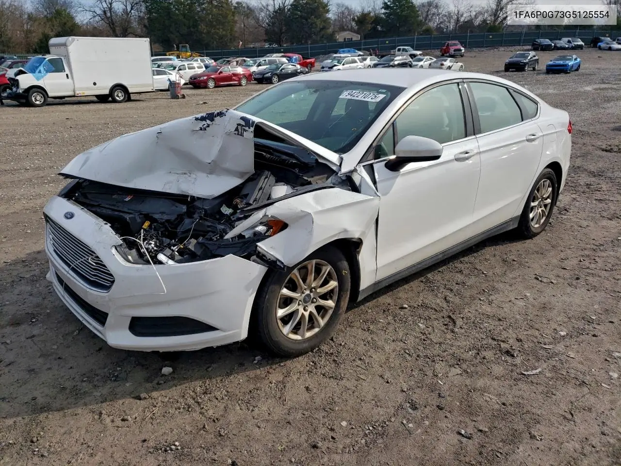 1FA6P0G73G5125554 2016 Ford Fusion S
