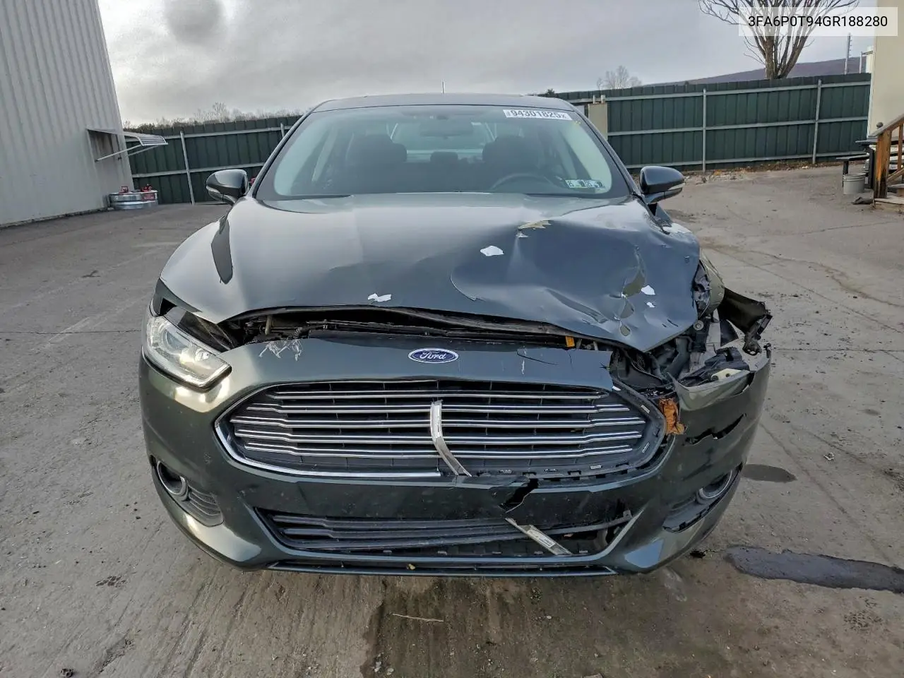 3FA6P0T94GR188280 2016 Ford Fusion Se Awd