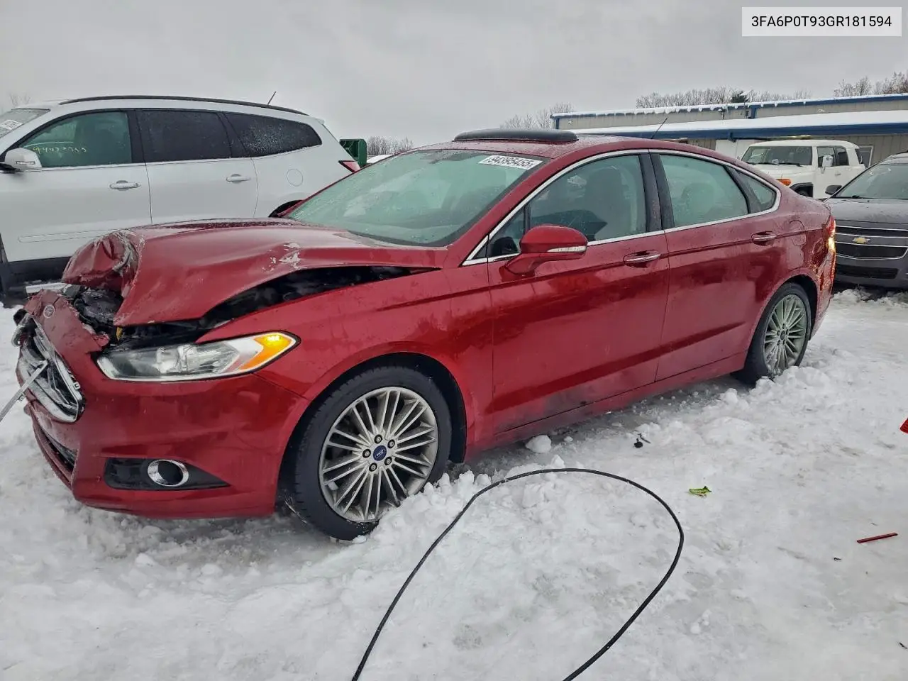 3FA6P0T93GR181594 2016 Ford Fusion Se