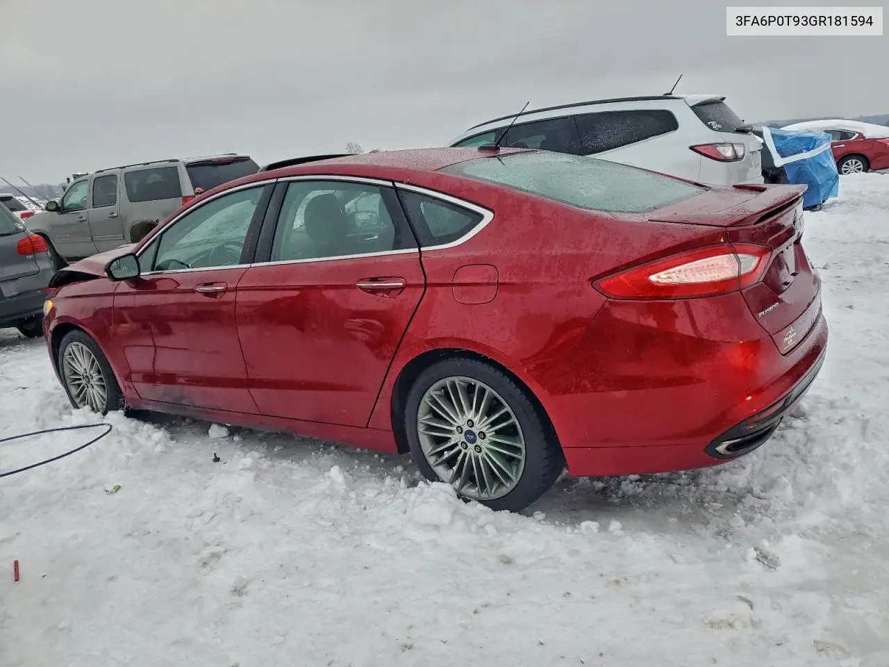 3FA6P0T93GR181594 2016 Ford Fusion Se
