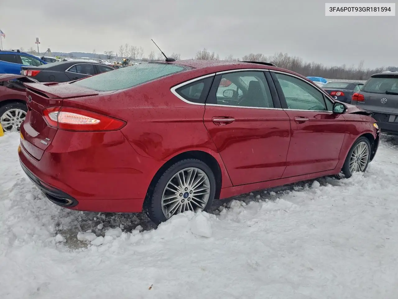 3FA6P0T93GR181594 2016 Ford Fusion Se