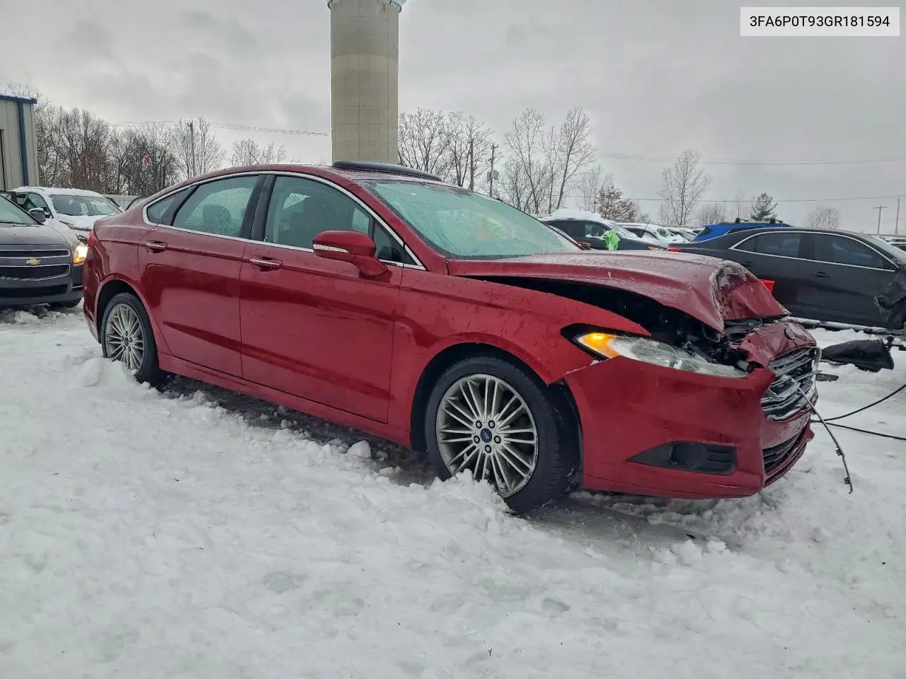 3FA6P0T93GR181594 2016 Ford Fusion Se