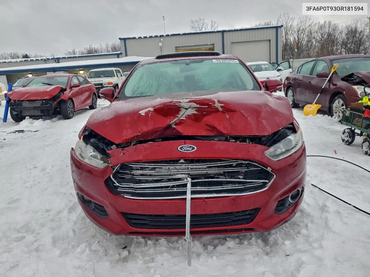 3FA6P0T93GR181594 2016 Ford Fusion Se
