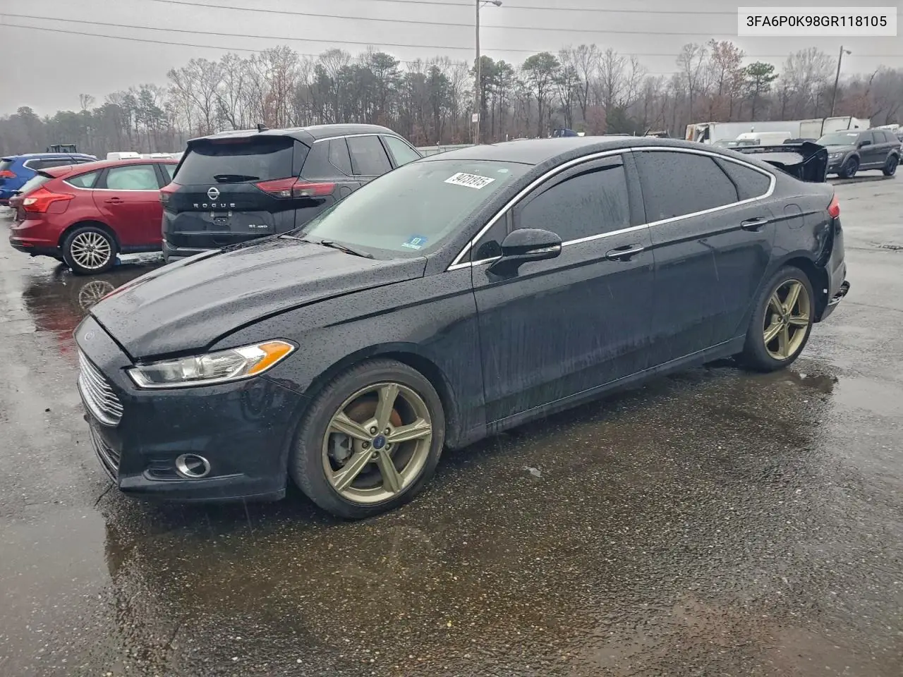 3FA6P0K98GR118105 2016 Ford Fusion Titanium