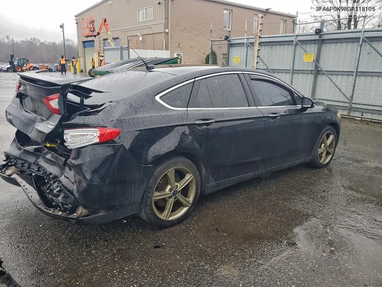 3FA6P0K98GR118105 2016 Ford Fusion Titanium