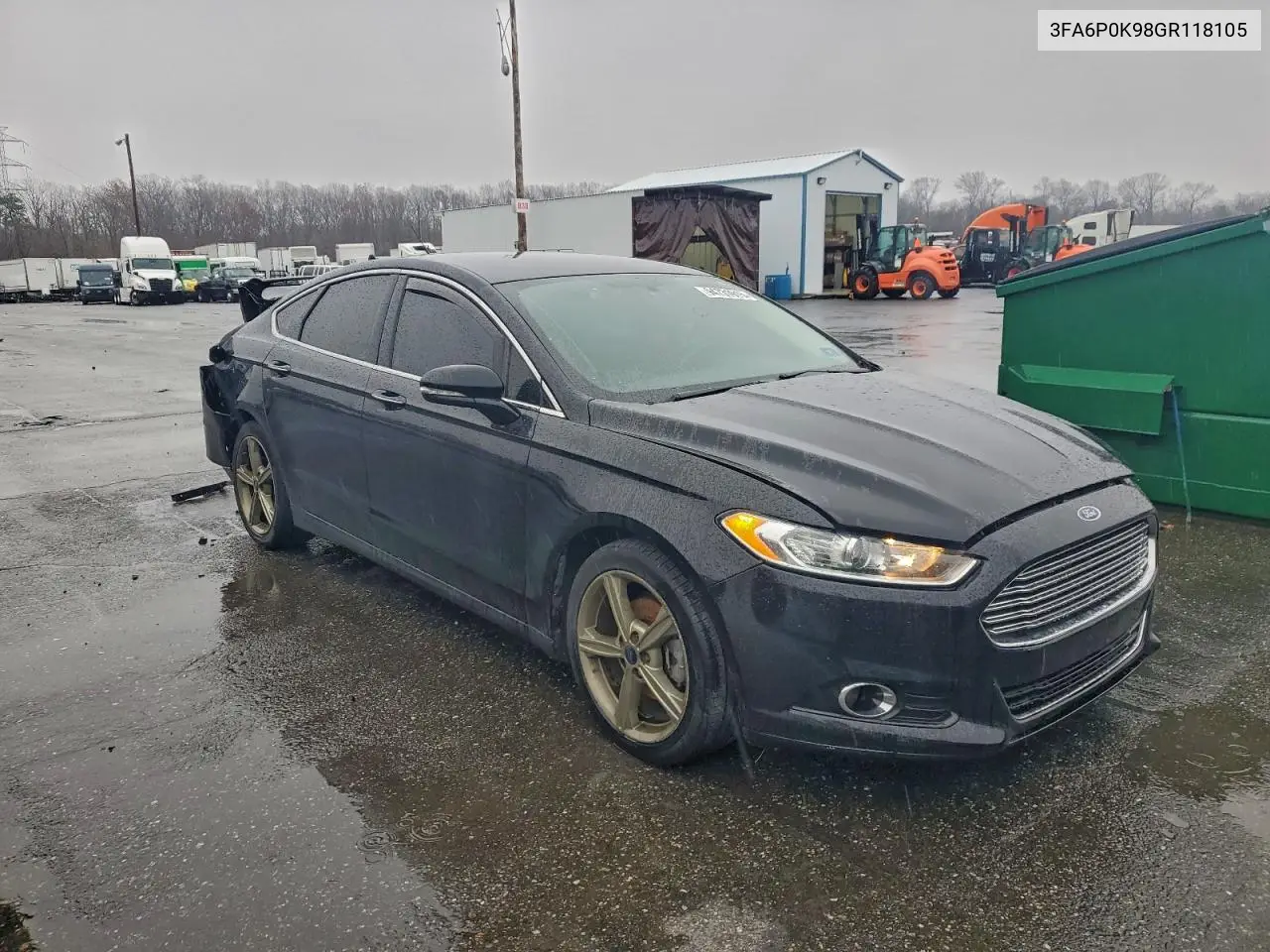 3FA6P0K98GR118105 2016 Ford Fusion Titanium