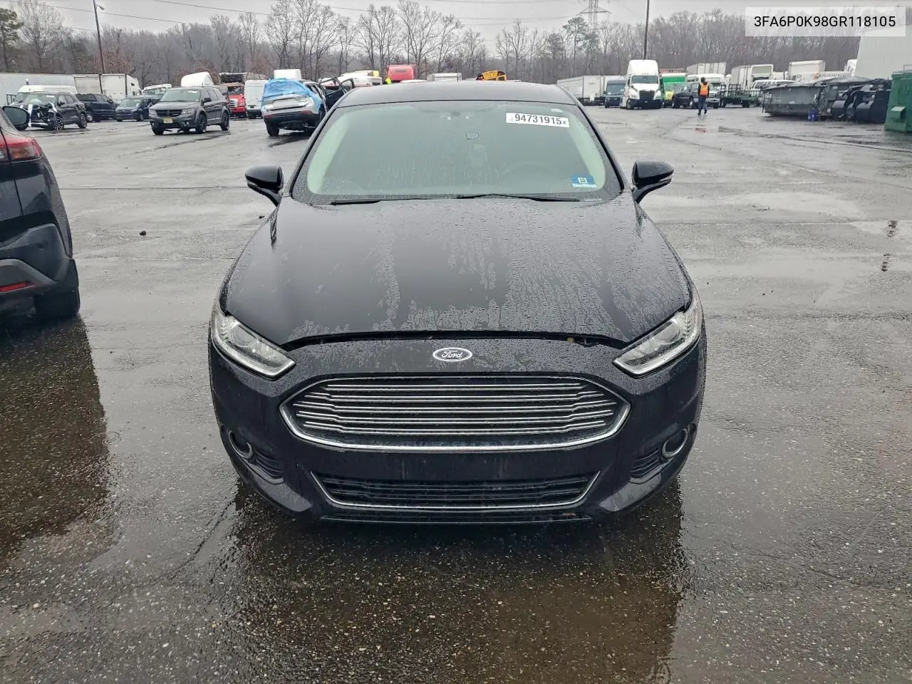 3FA6P0K98GR118105 2016 Ford Fusion Titanium
