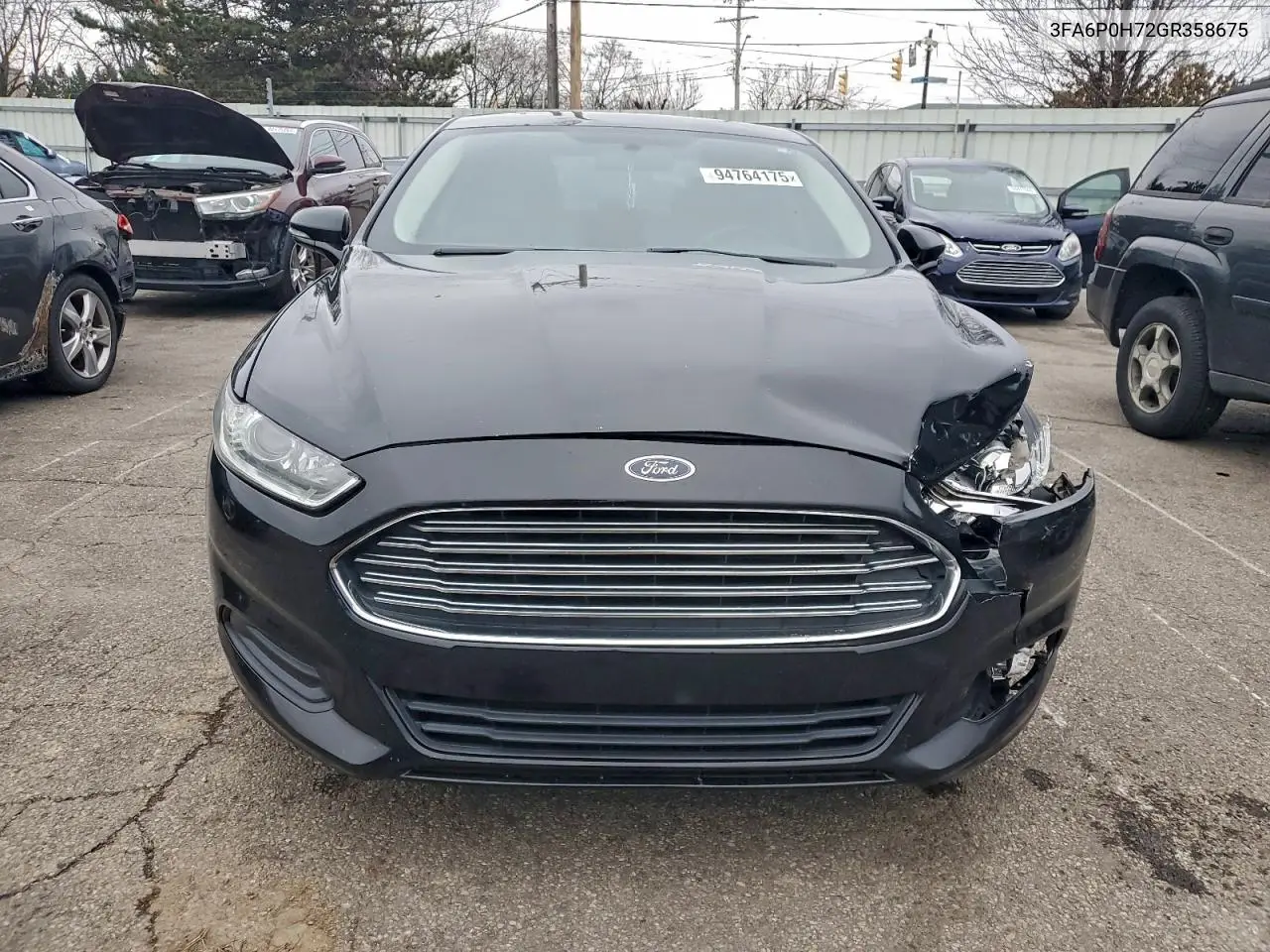 3FA6P0H72GR358675 2016 Ford Fusion Se