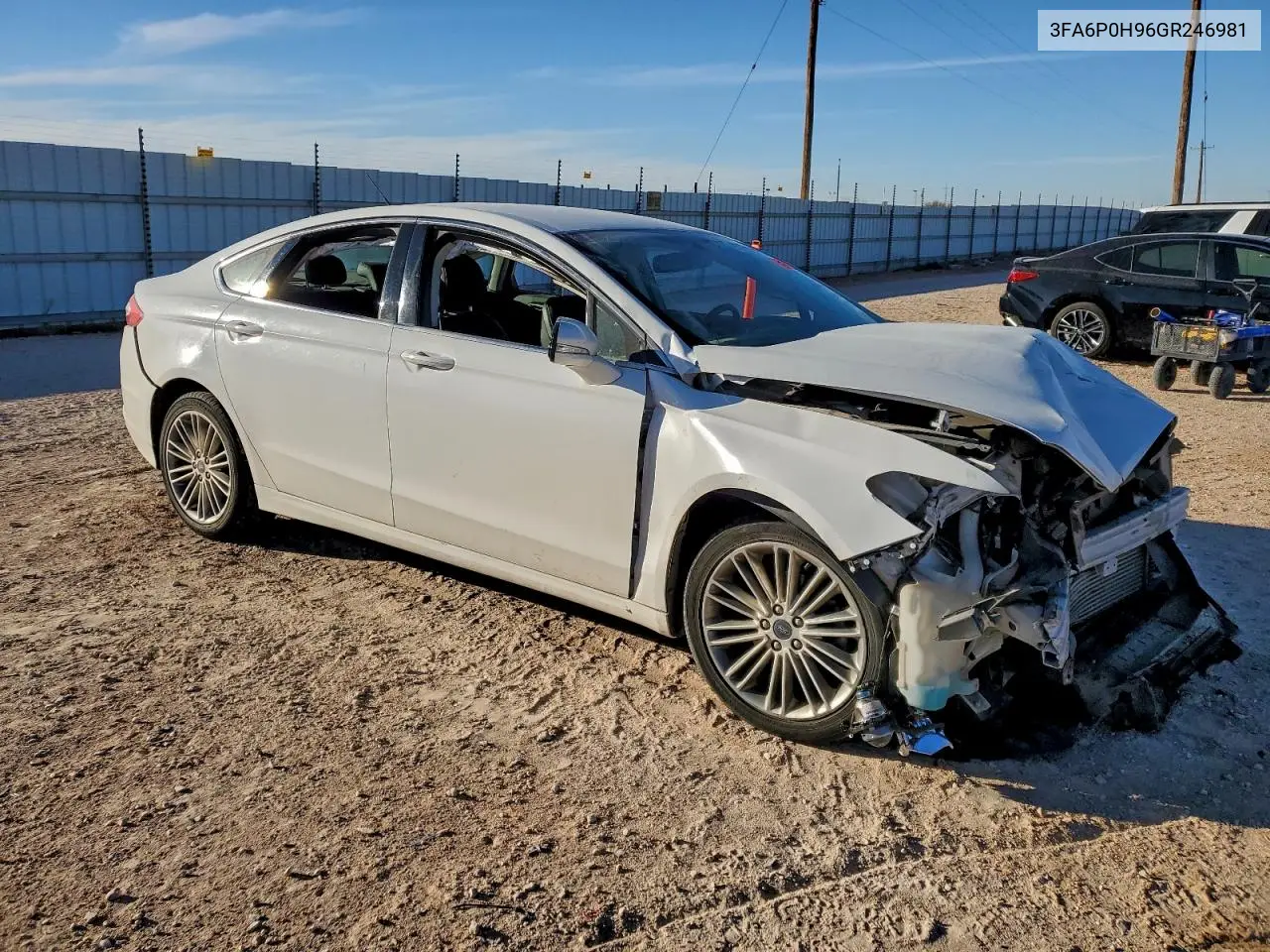 3FA6P0H96GR246981 2016 Ford Fusion Se