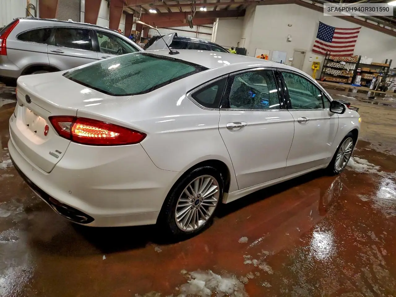 3FA6P0H94GR301590 2016 Ford Fusion Se