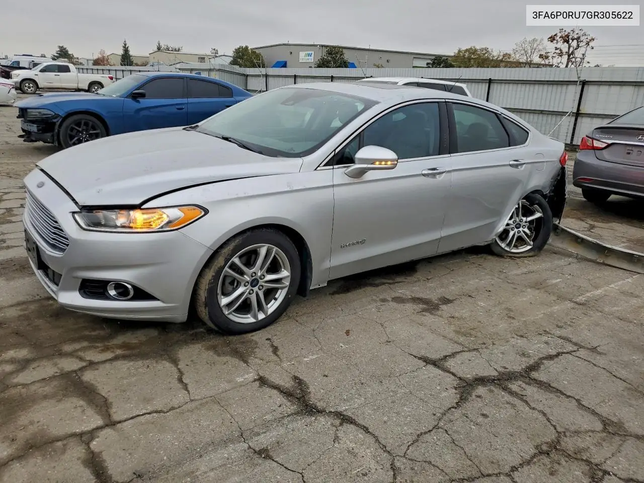 3FA6P0RU7GR305622 2016 Ford Fusion Titanium Hev