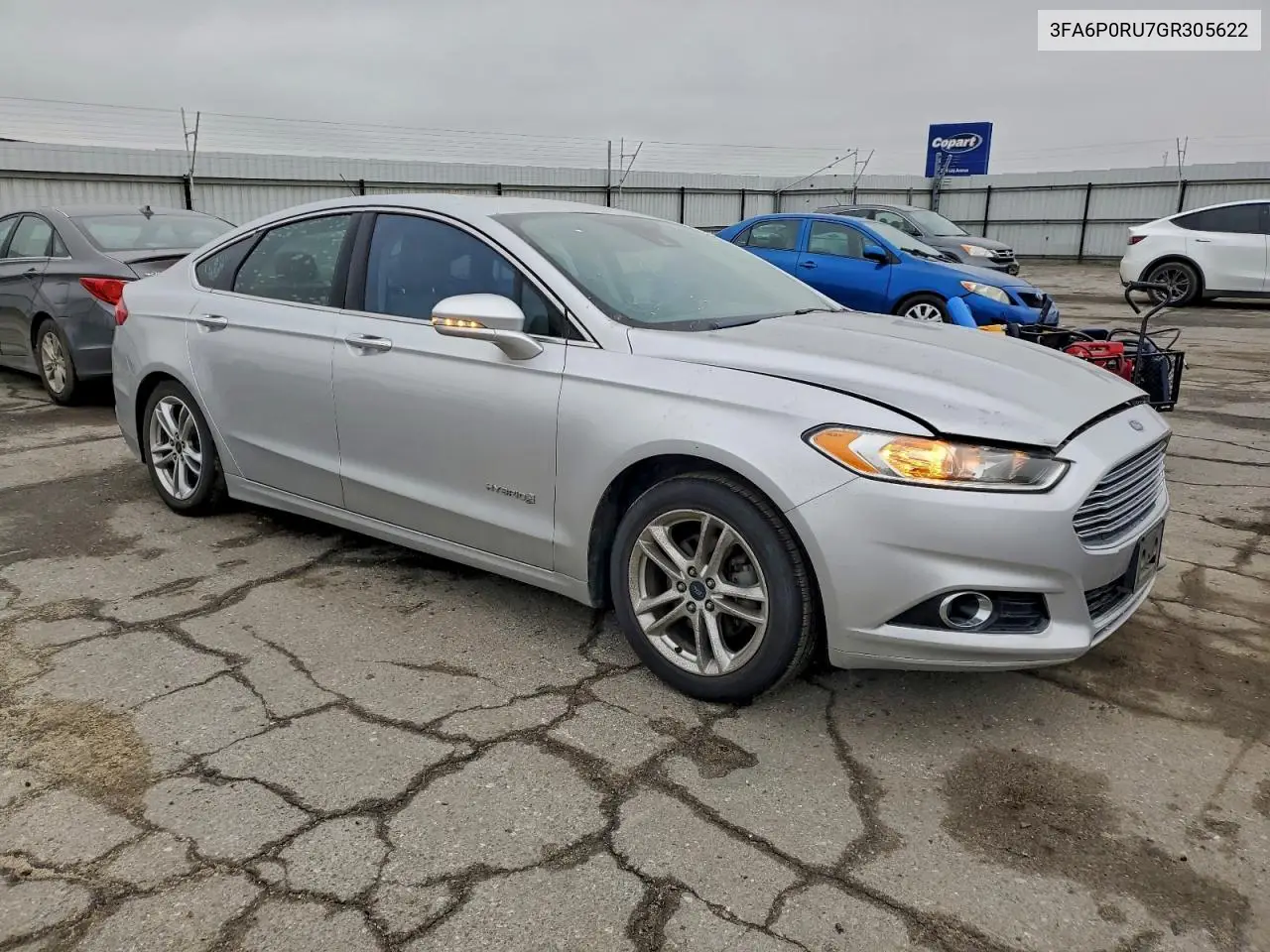 3FA6P0RU7GR305622 2016 Ford Fusion Titanium Hev