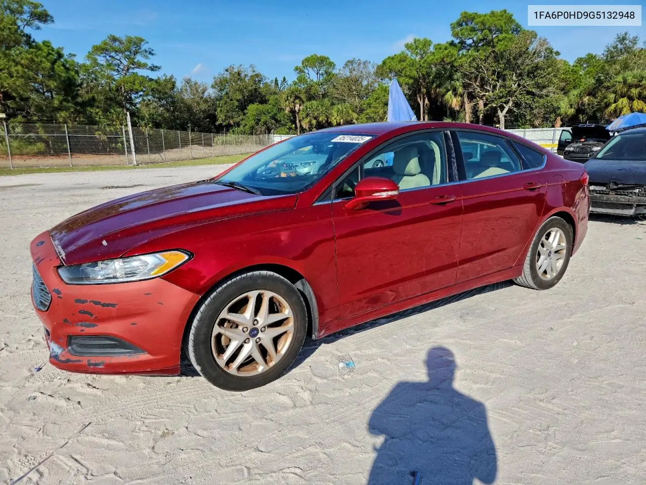 1FA6P0HD9G5132948 2016 Ford Fusion Se