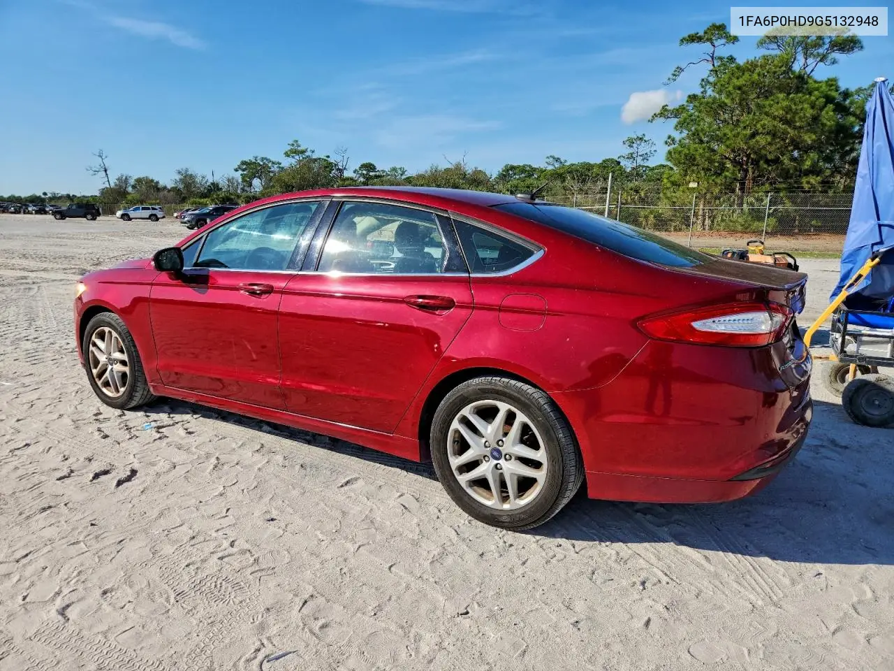 1FA6P0HD9G5132948 2016 Ford Fusion Se