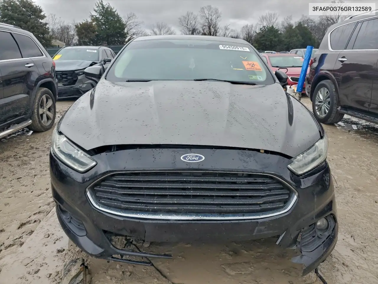 3FA6P0G76GR132589 2016 Ford Fusion S