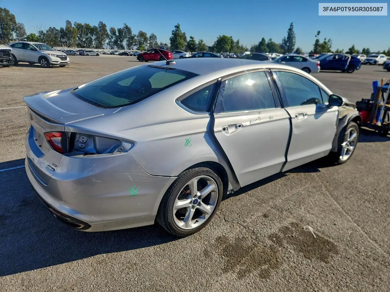 3FA6P0T95GR305087 2016 Ford Fusion Se