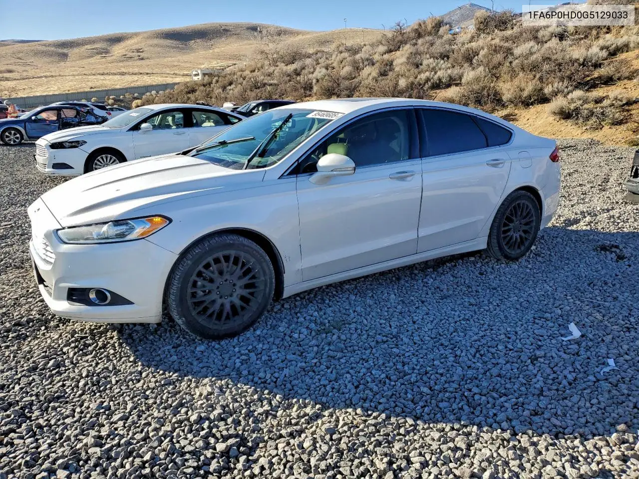 1FA6P0HD0G5129033 2016 Ford Fusion Se