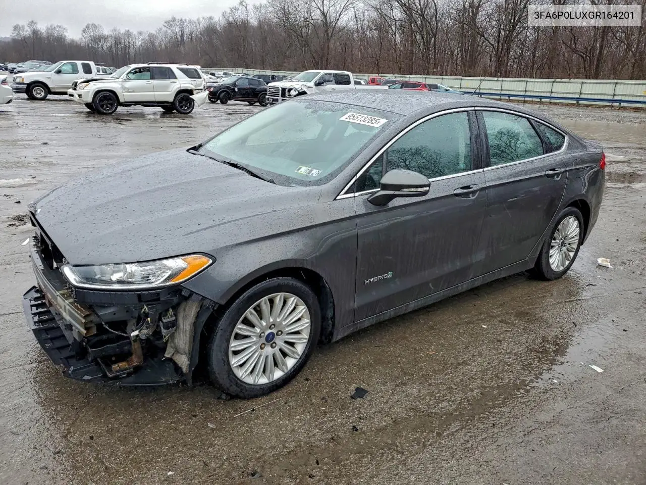 3FA6P0LUXGR164201 2016 Ford Fusion Se Hybrid