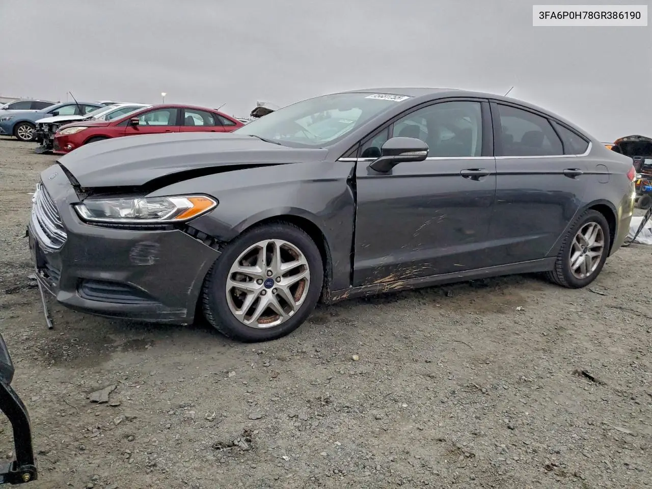 3FA6P0H78GR386190 2016 Ford Fusion Se