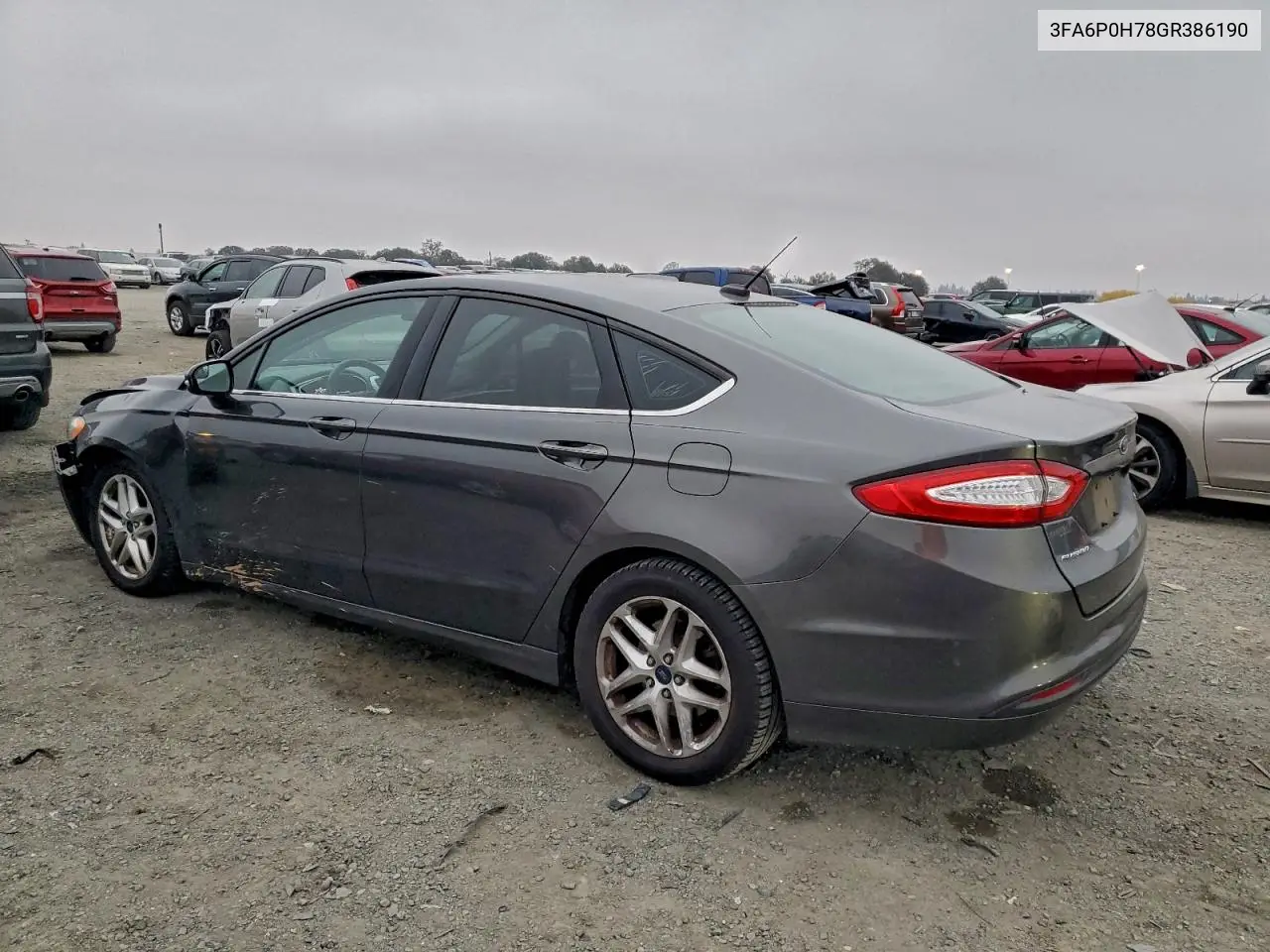 3FA6P0H78GR386190 2016 Ford Fusion Se
