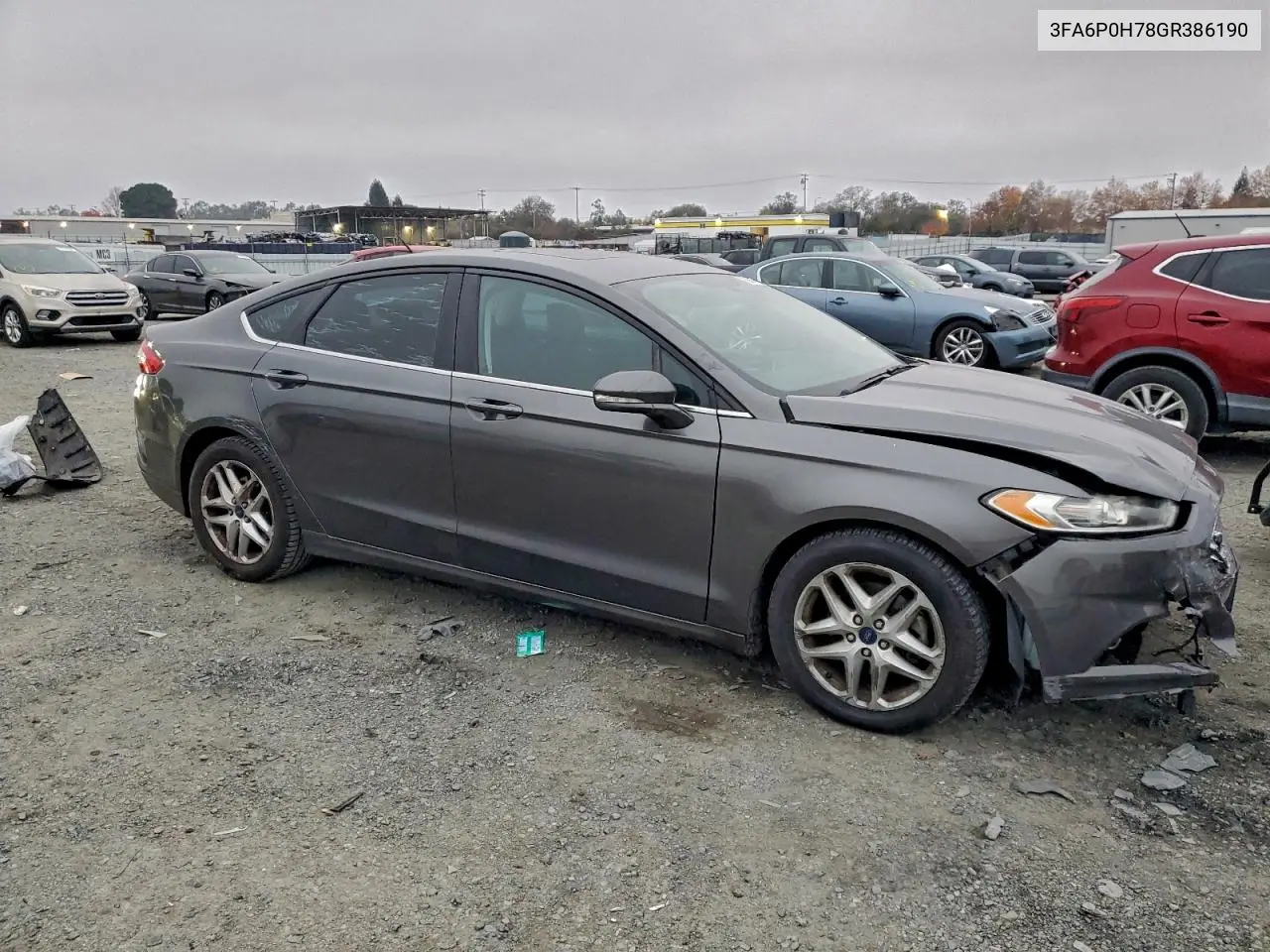 3FA6P0H78GR386190 2016 Ford Fusion Se